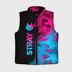 Женский жилет Stray - neon gradient: по-вертикали, цвет: 3D-черный