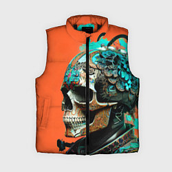 Женский жилет Art skull - irezumi - Japan