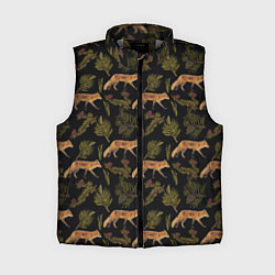 Женский жилет Лиса и хвоя