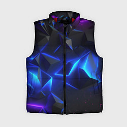 Женский жилет Blue dark neon, цвет: 3D-красный