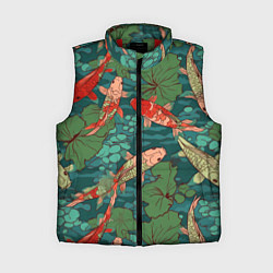 Женский жилет Паттерн карпы кои