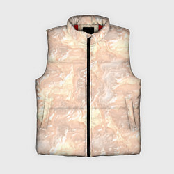 Женский жилет Бежевый вихрь, цвет: 3D-красный