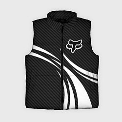 Женский жилет Fox carbon line - white