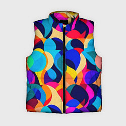 Женский жилет Яркая абстракция паттерн