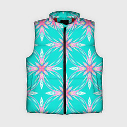 Женский жилет Геометрический цветочный узор, цвет: 3D-красный