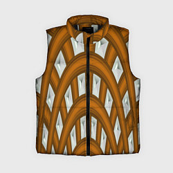Женский жилет Деревянные своды, цвет: 3D-черный