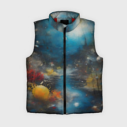 Женский жилет Абстрактная живопись в стиле импрессионизма