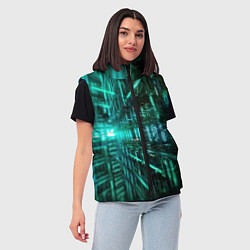 Женский жилет Цифровой паттерн, цвет: 3D-красный — фото 2