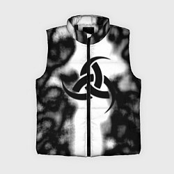 Женский жилет Скандинавский узор душа, цвет: 3D-черный