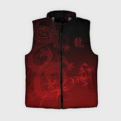 Женский жилет Дракон в градиенте