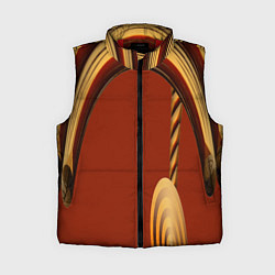 Женский жилет Древесные изгибы, цвет: 3D-красный