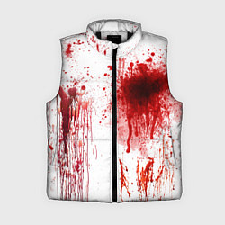 Женский жилет Брызги крови, цвет: 3D-черный