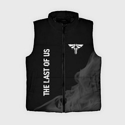 Женский жилет The Last Of Us glitch на темном фоне вертикально, цвет: 3D-черный