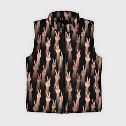 Женский жилет Руки с жестом виктория