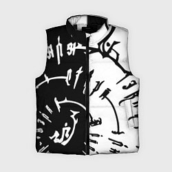 Женский жилет Астарион - знак на спине чб, цвет: 3D-черный