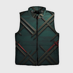 Женский жилет Диагональный узор в шотландском стиле