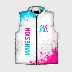 Женский жилет Maneskin neon gradient style вертикально, цвет: 3D-черный