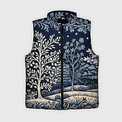 Женский жилет Ледяные узоры нового года