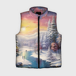 Женский жилет Сказочное сияние нового года