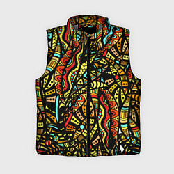Женский жилет Африканская живопись