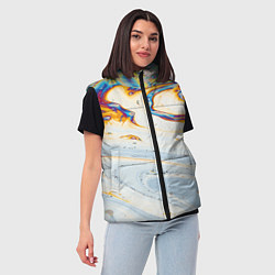 Женский жилет Магия масляного отражения, цвет: 3D-красный — фото 2