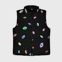 Женский жилет Kaufmo Abstracted The Amazing Digital Circus, цвет: 3D-черный