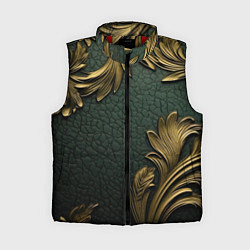 Женский жилет Позолоченная текстура узоры, цвет: 3D-красный