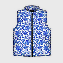 Женский жилет Гжель классика