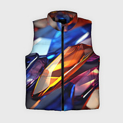 Женский жилет Прозрачные блестящие камни