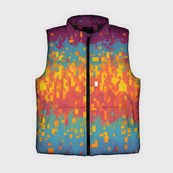 Женский жилет Разноцветные пиксели
