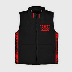 Женский жилет Audi sport geometry, цвет: 3D-светло-серый