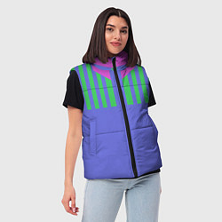 Женский жилет Олимпийка 90х, цвет: 3D-черный — фото 2