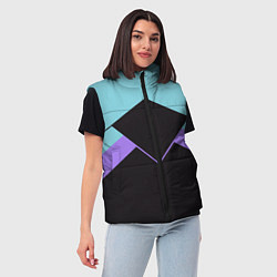 Женский жилет Ретро олимпийка, цвет: 3D-красный — фото 2