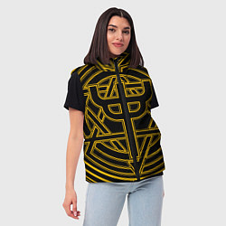 Женский жилет Invincible Shield icon - Judas Priest, цвет: 3D-светло-серый — фото 2