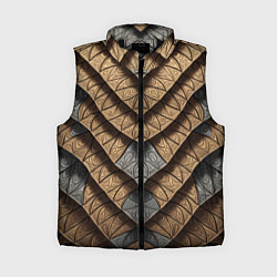 Женский жилет Броненосец, цвет: 3D-черный