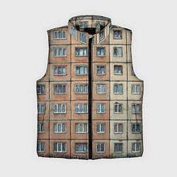 Женский жилет Хрущевка, цвет: 3D-черный