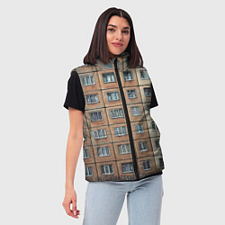 Женский жилет Хрущевка, цвет: 3D-черный — фото 2