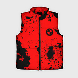 Женский жилет BMW краски текстура красный