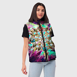 Женский жилет Колесо фортуны, цвет: 3D-красный — фото 2