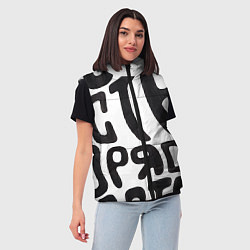 Женский жилет Дестрой, цвет: 3D-светло-серый — фото 2