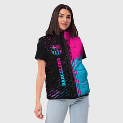 Женский жилет Barcelona - neon gradient по-вертикали, цвет: 3D-черный — фото 2