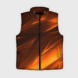 Женский жилет Geometry stripes orange