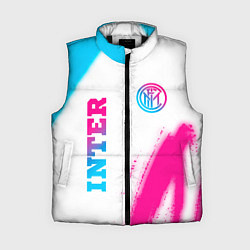 Женский жилет Inter neon gradient style вертикально, цвет: 3D-черный