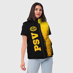 Женский жилет PSV - gold gradient по-вертикали, цвет: 3D-черный — фото 2
