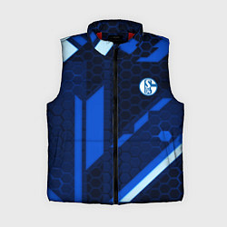 Женский жилет Schalke 04 sport geometry, цвет: 3D-красный