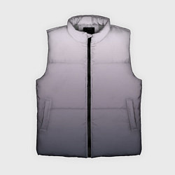Женский жилет Бледный серо-пурпурный градиент, цвет: 3D-светло-серый