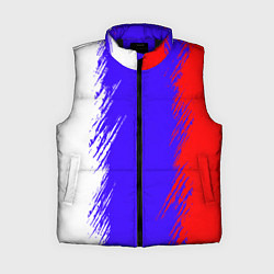 Женский жилет Штрихи триколор
