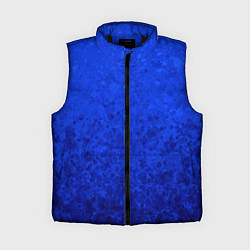 Женский жилет Ультрамарин синий абстрактный