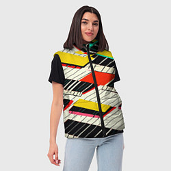 Женский жилет Пианинка, цвет: 3D-черный — фото 2