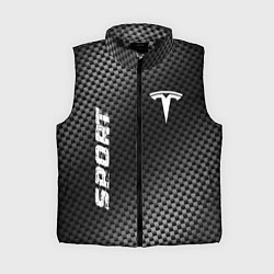 Женский жилет Tesla sport carbon, цвет: 3D-черный